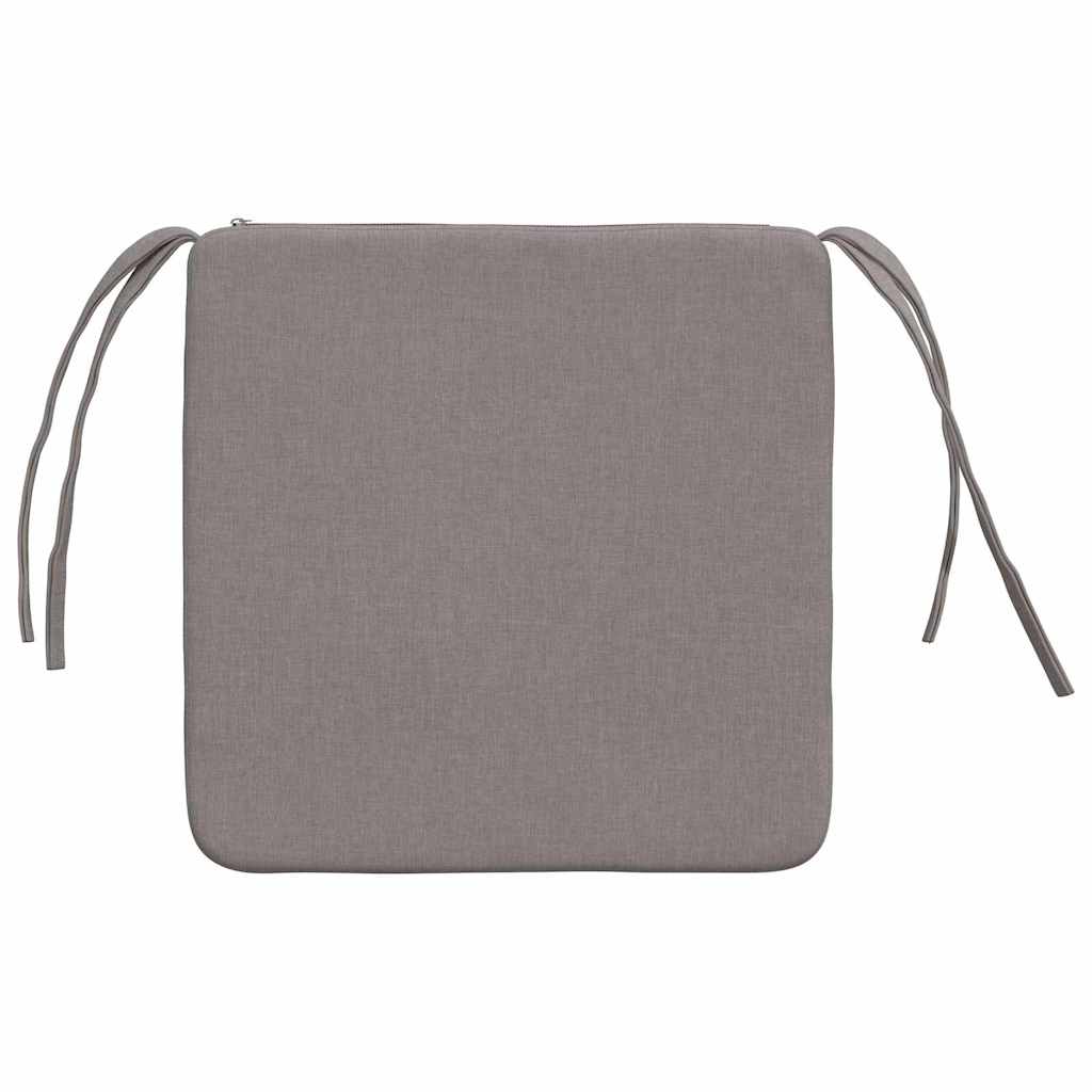Ülőpárnák 4 pcs Tópszínű 40 x 40 x 3 cm szövet