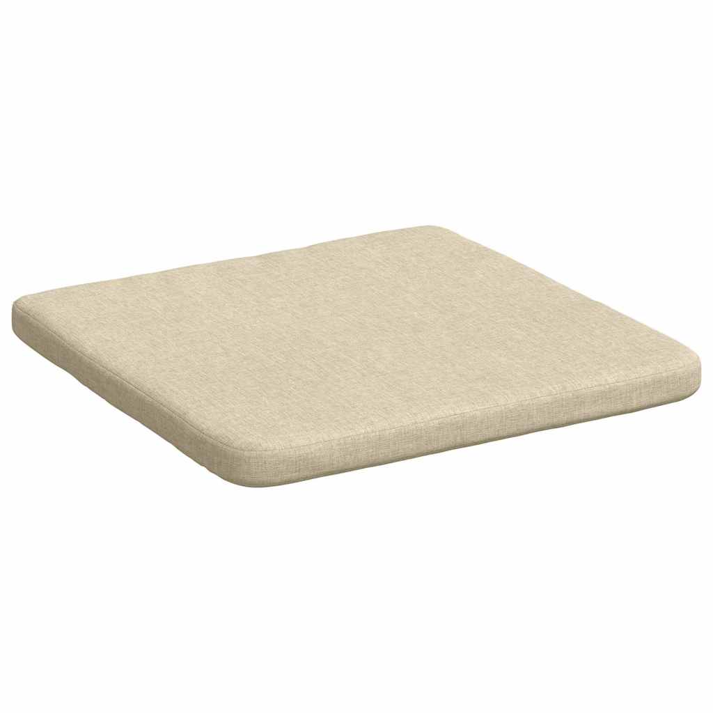 Ülőpárnák 4 pcs Krém 40 x 40 x 3 cm szövet
