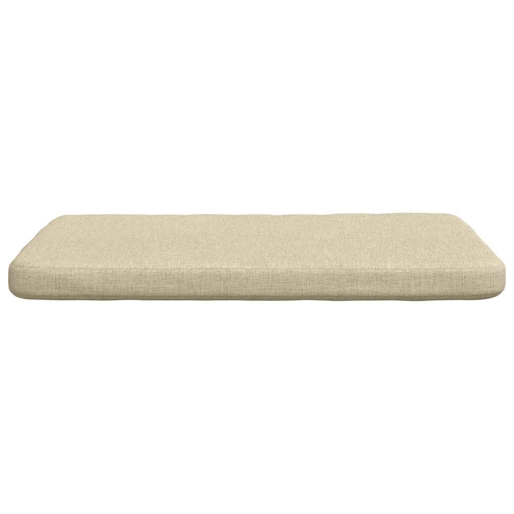 Ülőpárnák 4 pcs Krém 40 x 40 x 3 cm szövet