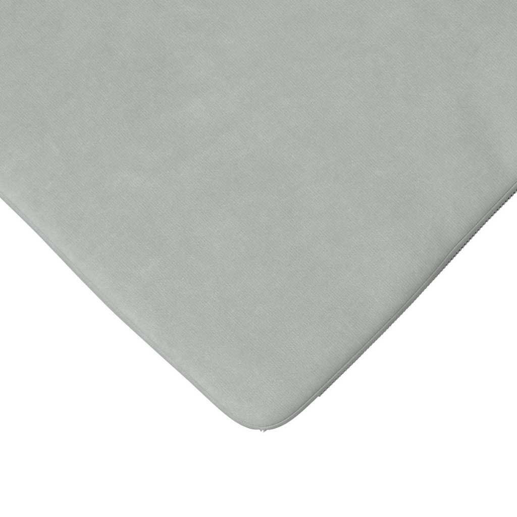 Ülőpárnák 4 pcs Világosszürke 40 x 40 x 3 cm Bársony