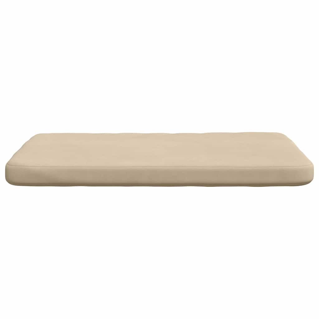 Ülőpárnák 4 pcs Krém 40 x 40 x 3 cm Mikroszálas Szövet