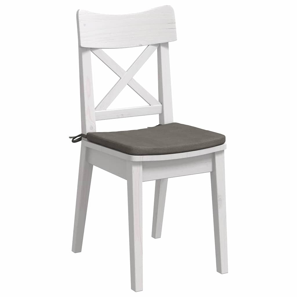 Ülőpárnák 4 pcs Világosszürke 40 x 40 x 3 cm Bársonyos szövet