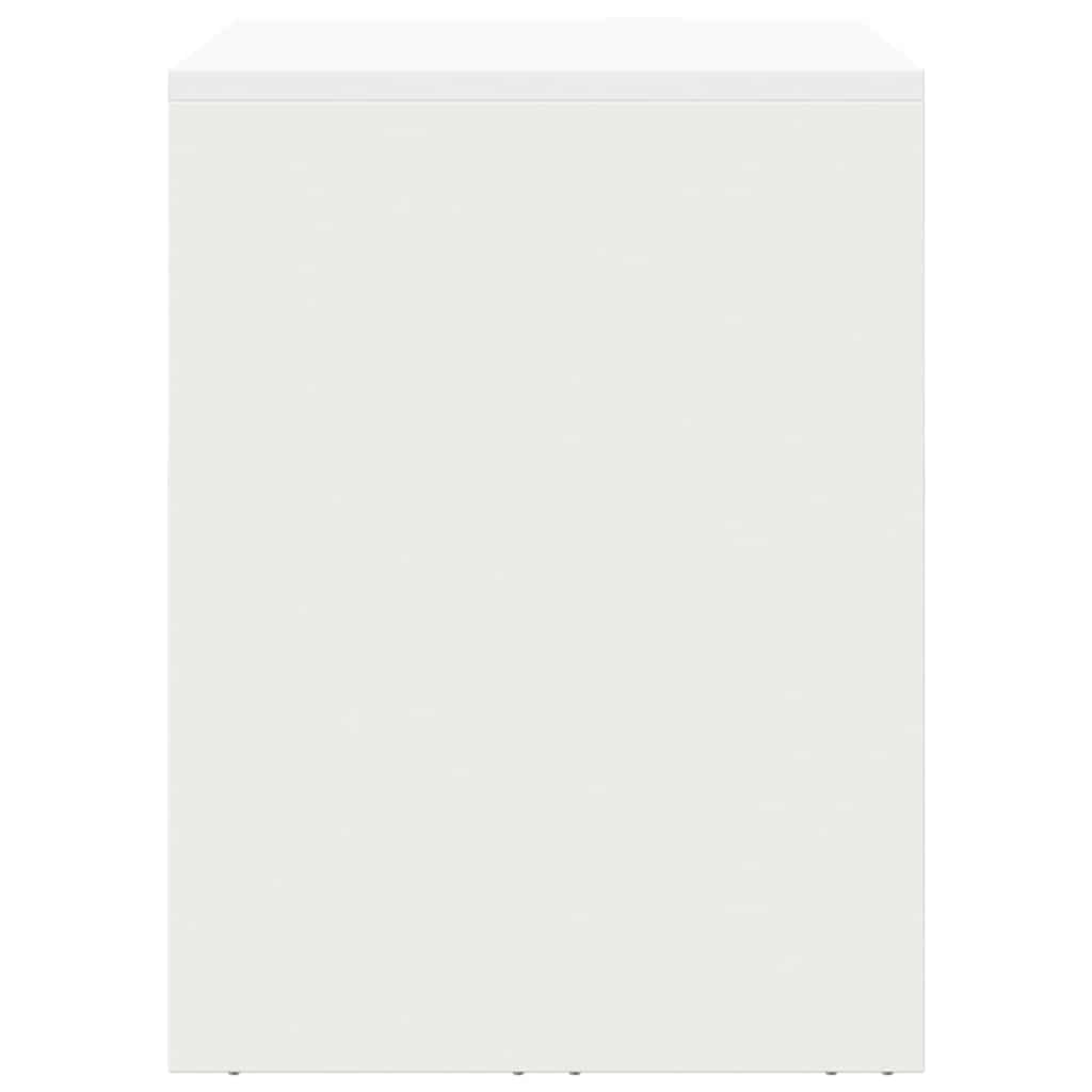 Fali szekrény a garázsba Fehér 90 x 40 x 53 cm Porfestett acél