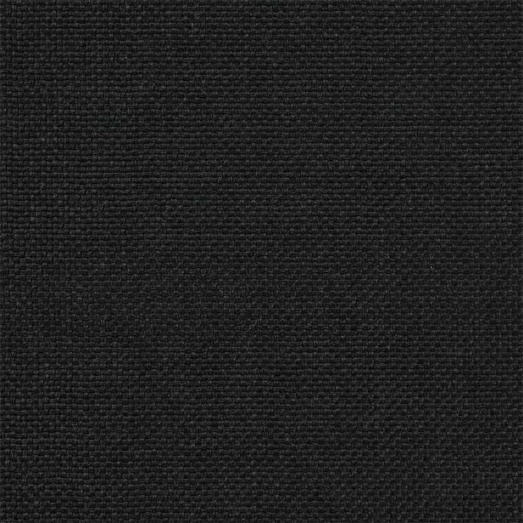 Ágykeret Kárpitozott Fejtámlával Fekete 180 x 200 cm