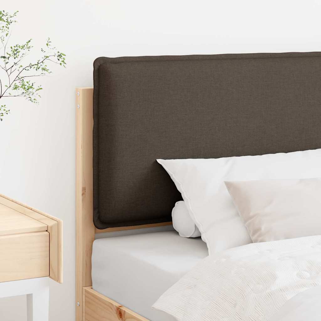Kárpitozott fejtámla Természetes és Világosszürke 80 cm