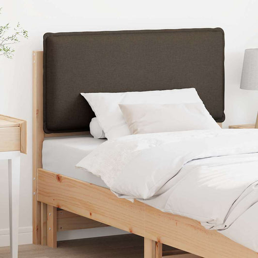 Kárpitozott fejtámla Természetes és Világosszürke 75 cm