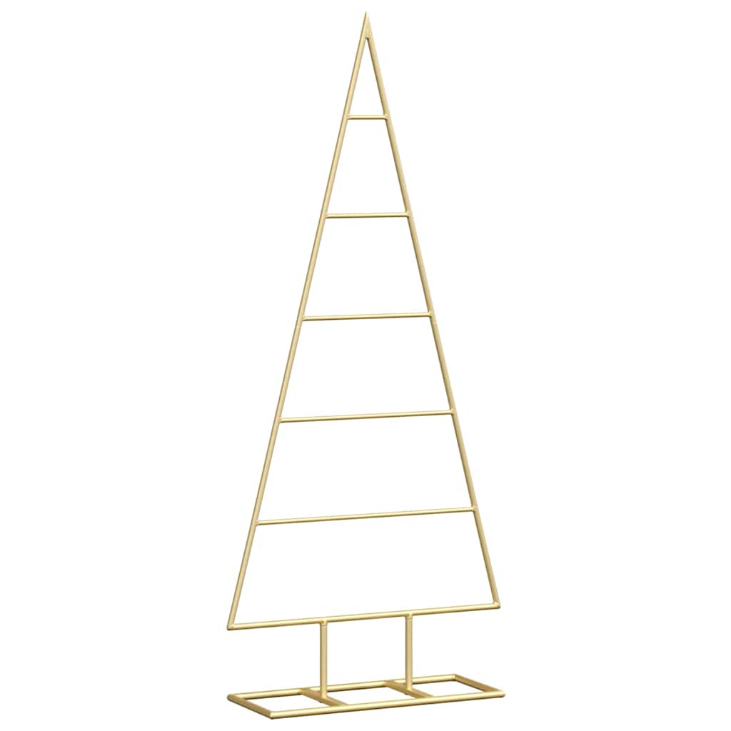 Fém karácsonyfa állvánnyal Arany 90 cm Porszórt Acél