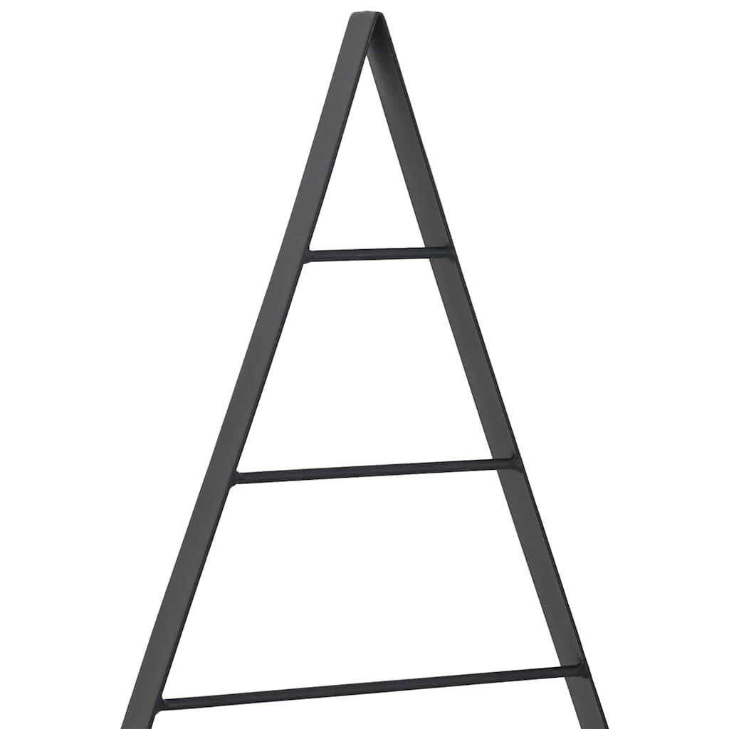Fém karácsonyfa állvánnyal Fekete 60 cm Acél