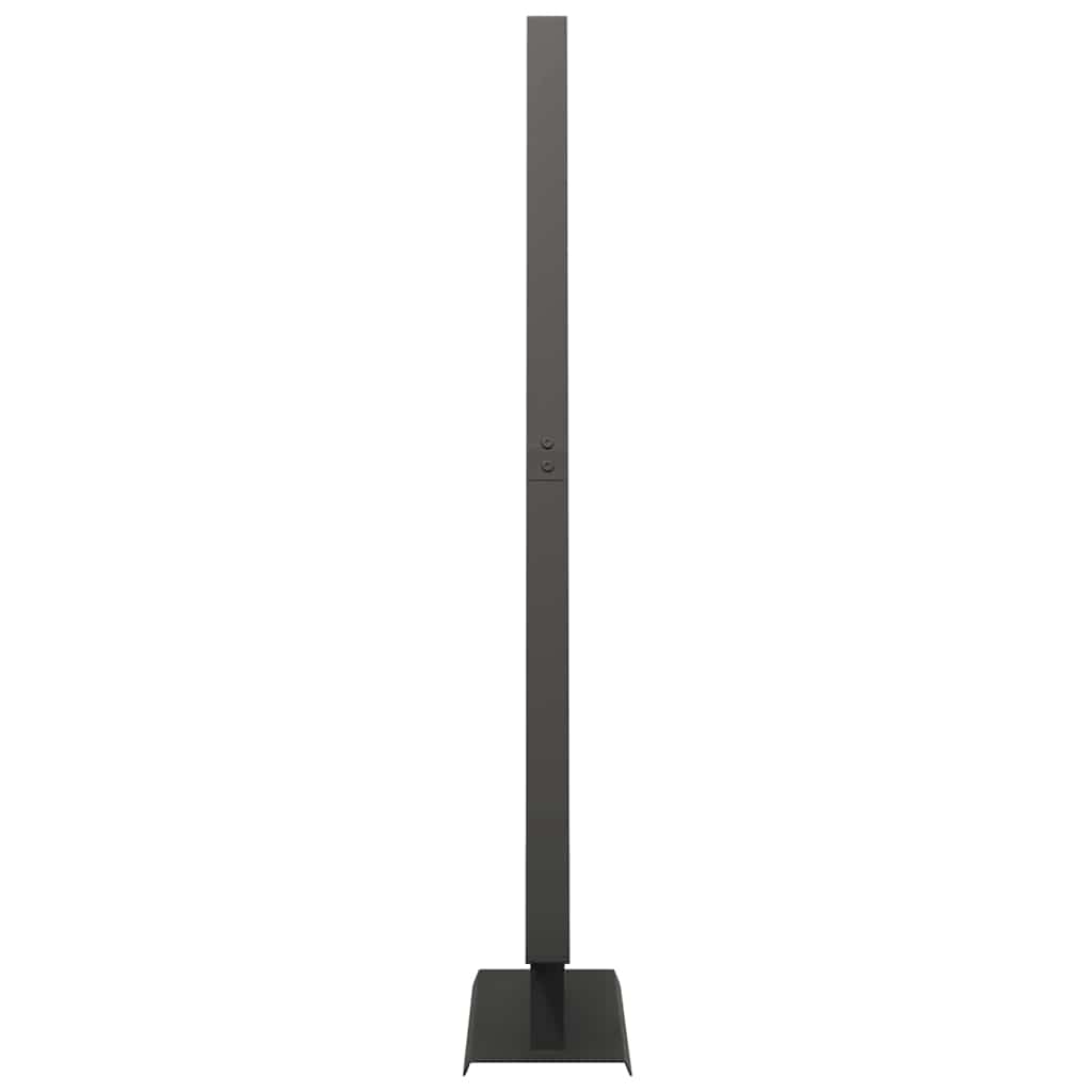 Fém karácsonyfa állvánnyal Fekete 125,5 cm Acél
