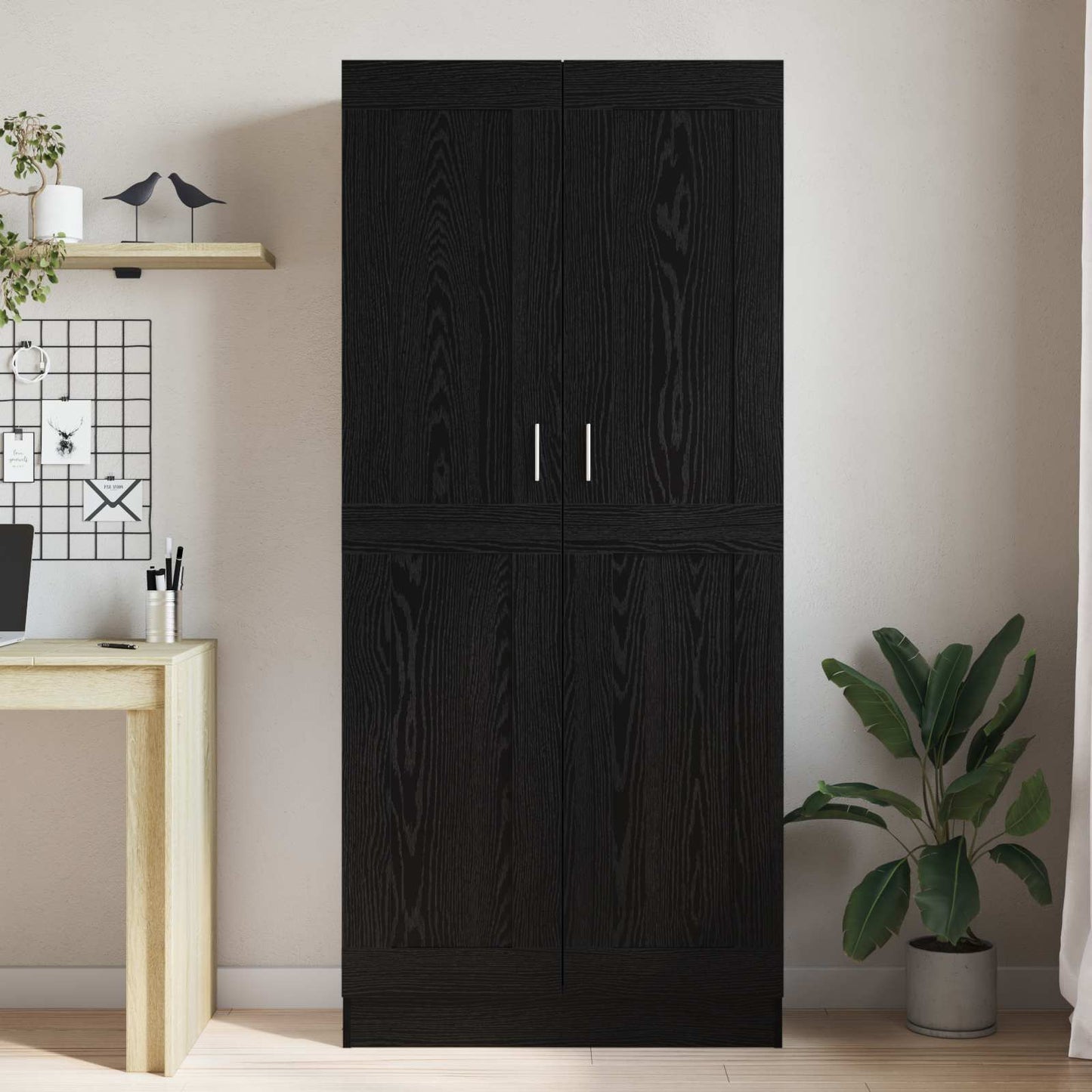 Könyvespolc 3 szintes 82,5 x 30,5 x 185 cm Szerelt Fa