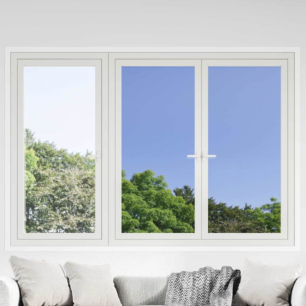 Statikus Reflektív Napelem Ablakfólia Ezüst 60 x 1000 cm PVC