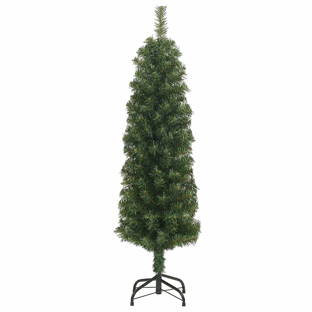 Mű karácsonyfa 150 LED-del Zöld 150 cm PVC, acél és műanyag