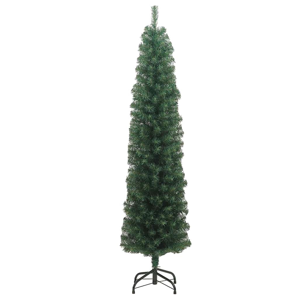 Mű karácsonyfa 300 LED-del Zöld 210 cm PVC, acél és műanyag