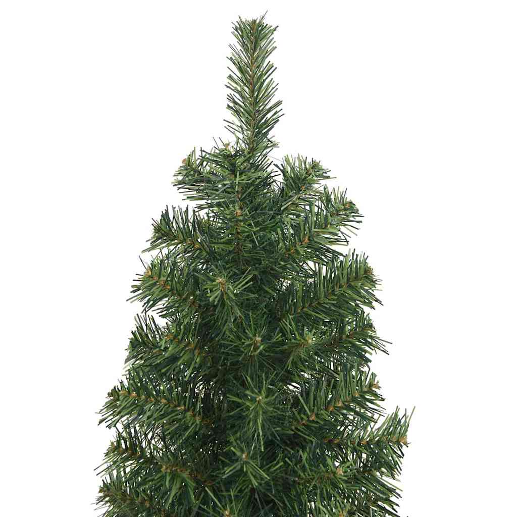 Mű karácsonyfa 300 LED-del Zöld 210 cm PVC, acél és műanyag