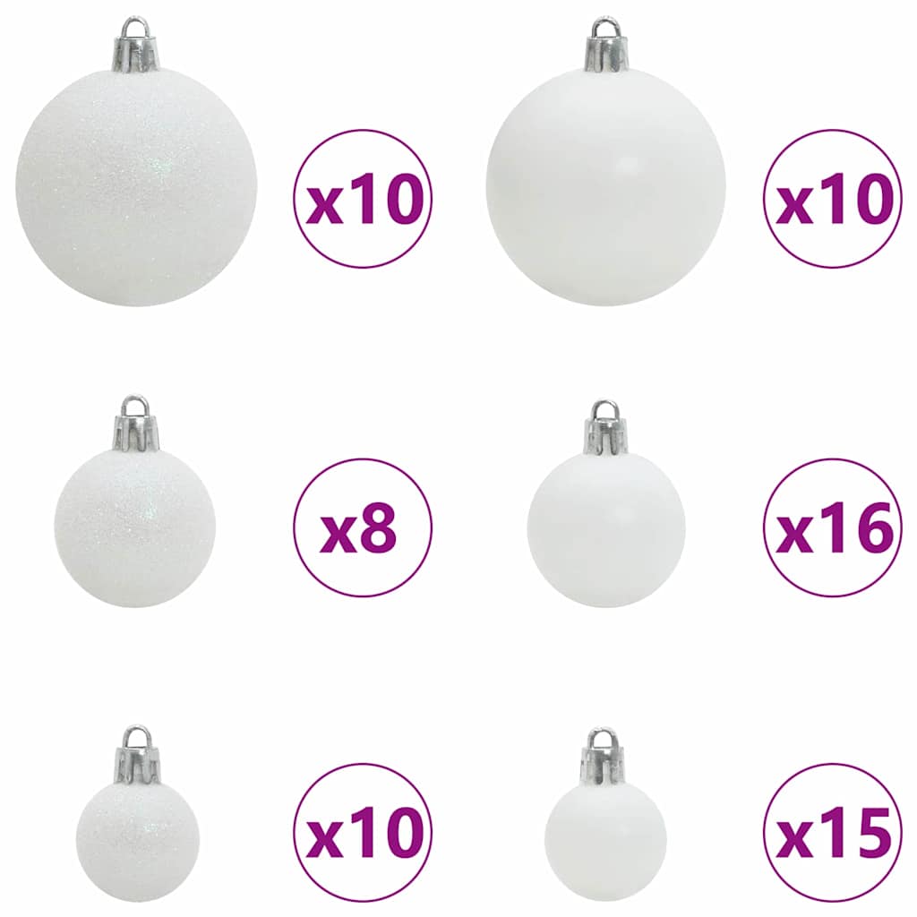 Mű karácsonyfa 300 LED-del Zöld 210 cm PVC, acél és műanyag