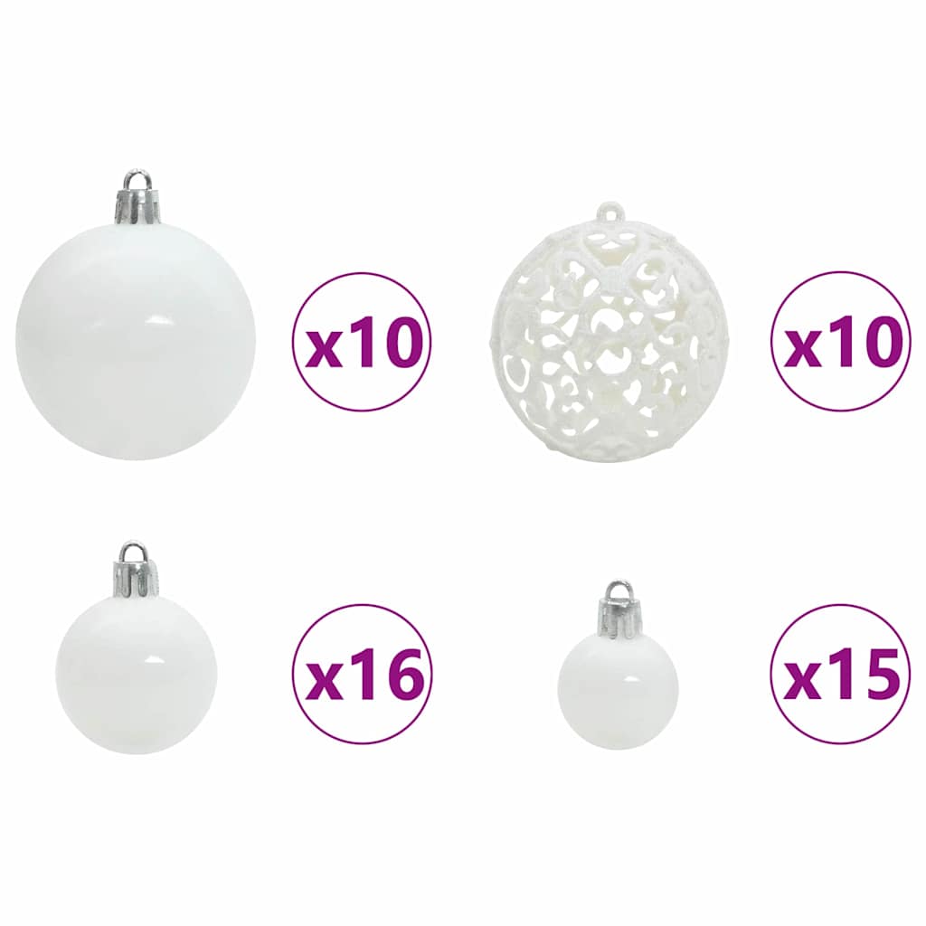 Mű karácsonyfa 300 LED-del Zöld 210 cm PVC, acél és műanyag