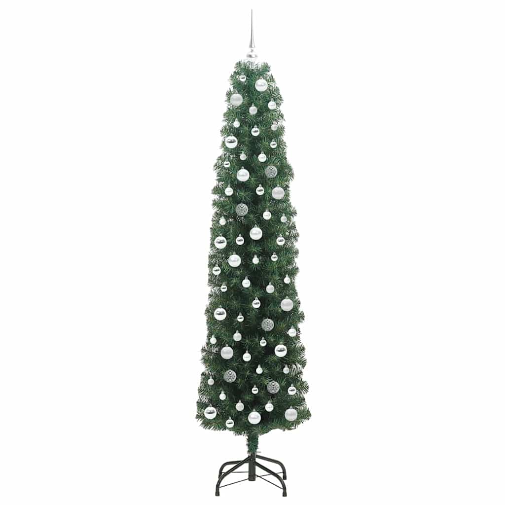 Mű karácsonyfa 300 LED-del Zöld 210 cm PVC, acél és műanyag