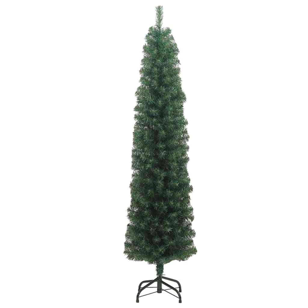 Mű karácsonyfa 300 LED-del Zöld 240 cm PVC, acél és műanyag