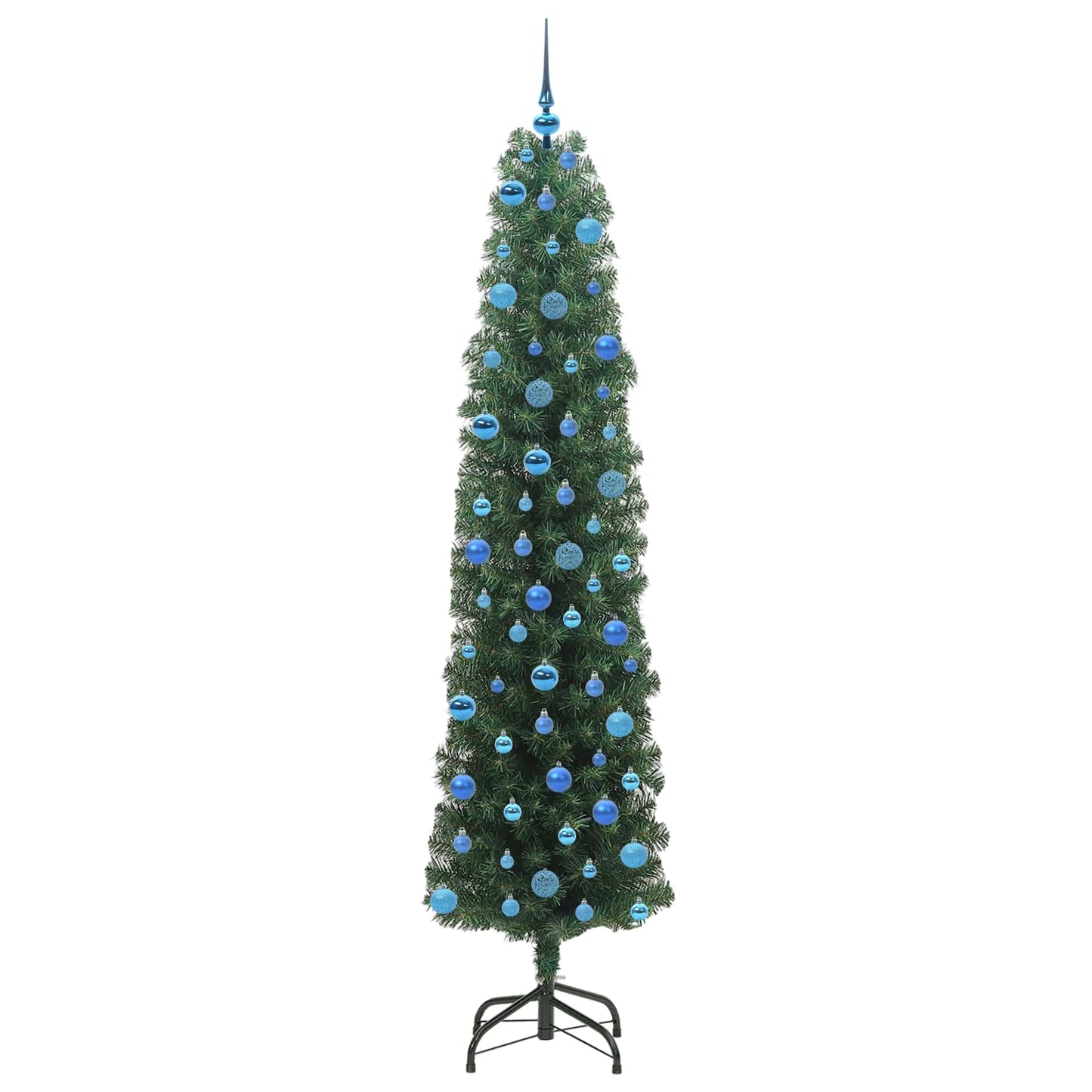 Mű karácsonyfa 300 LED-del Zöld 240 cm PVC, acél és műanyag