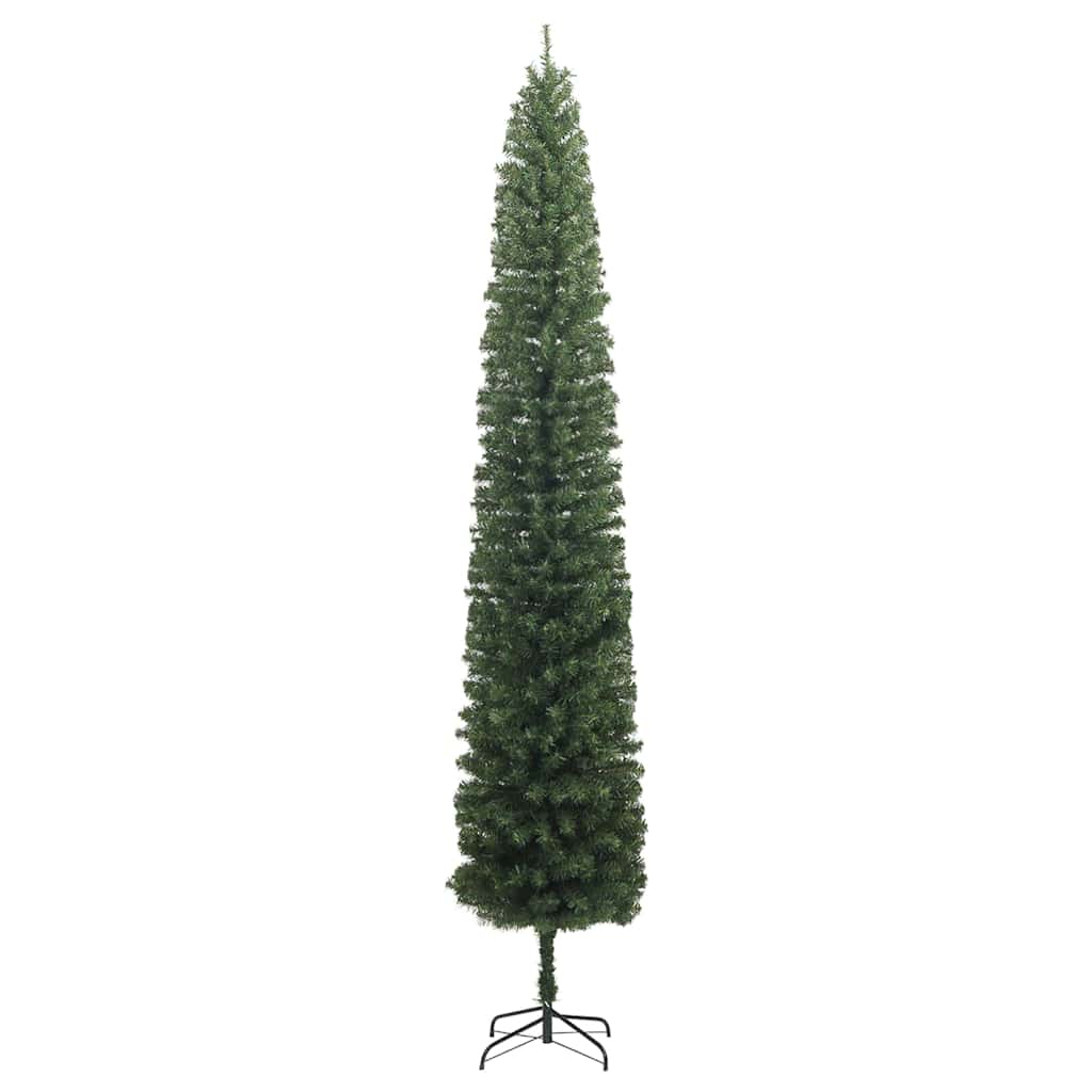 Mű karácsonyfa 300 LED-del Zöld 270 cm PVC, acél és műanyag