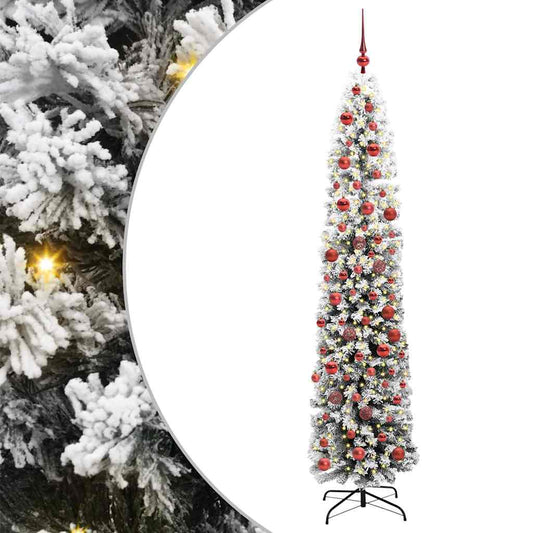 Mű karácsonyfa 300 LED-del Zöld 180 cm PVC, acél és műanyag