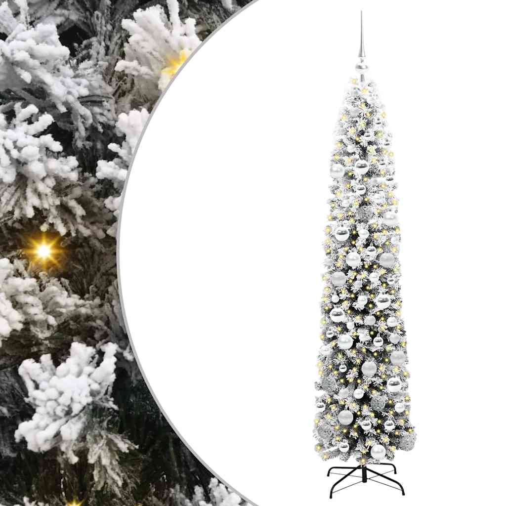 Mű karácsonyfa 300 LED-del Zöld 180 cm PVC, acél és műanyag