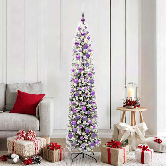 Mű karácsonyfa 300 LED-del Zöld 180 cm PVC, acél és műanyag