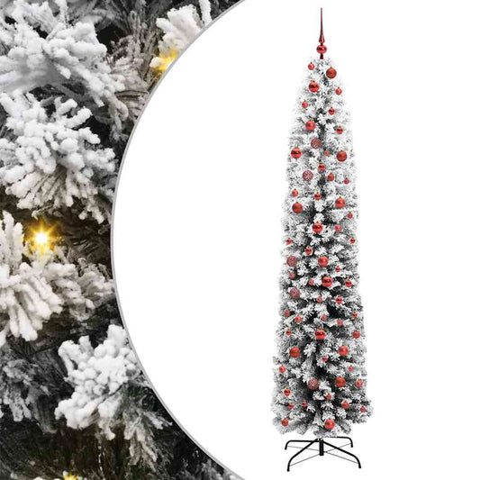 Mű karácsonyfa 300 LED-del Zöld 210 cm PVC, acél és műanyag