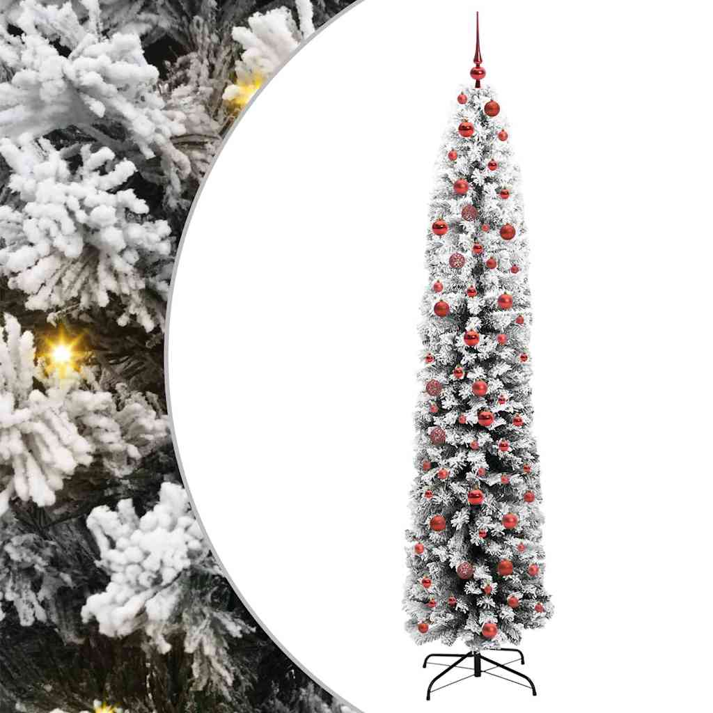 Mű karácsonyfa 300 LED-del Zöld 210 cm PVC, acél és műanyag