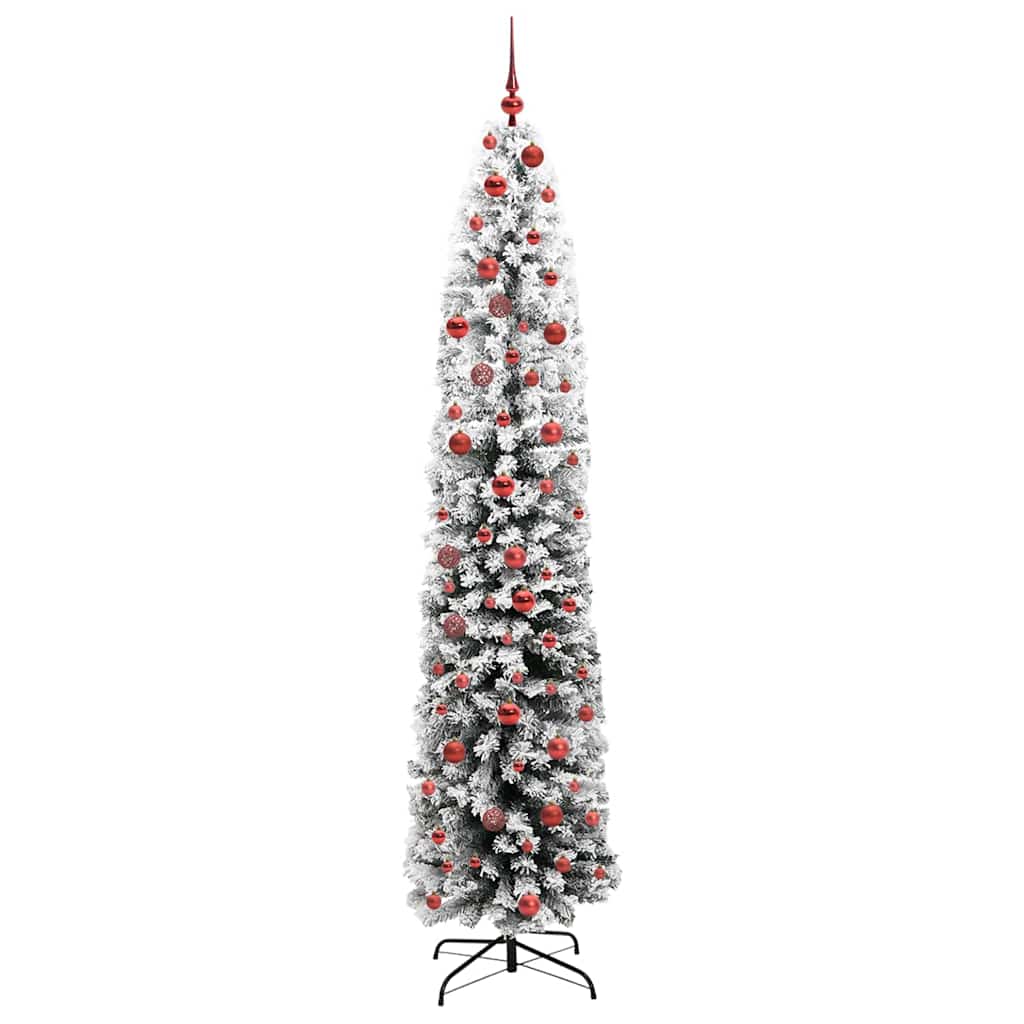Mű karácsonyfa 300 LED-del Zöld 210 cm PVC, acél és műanyag