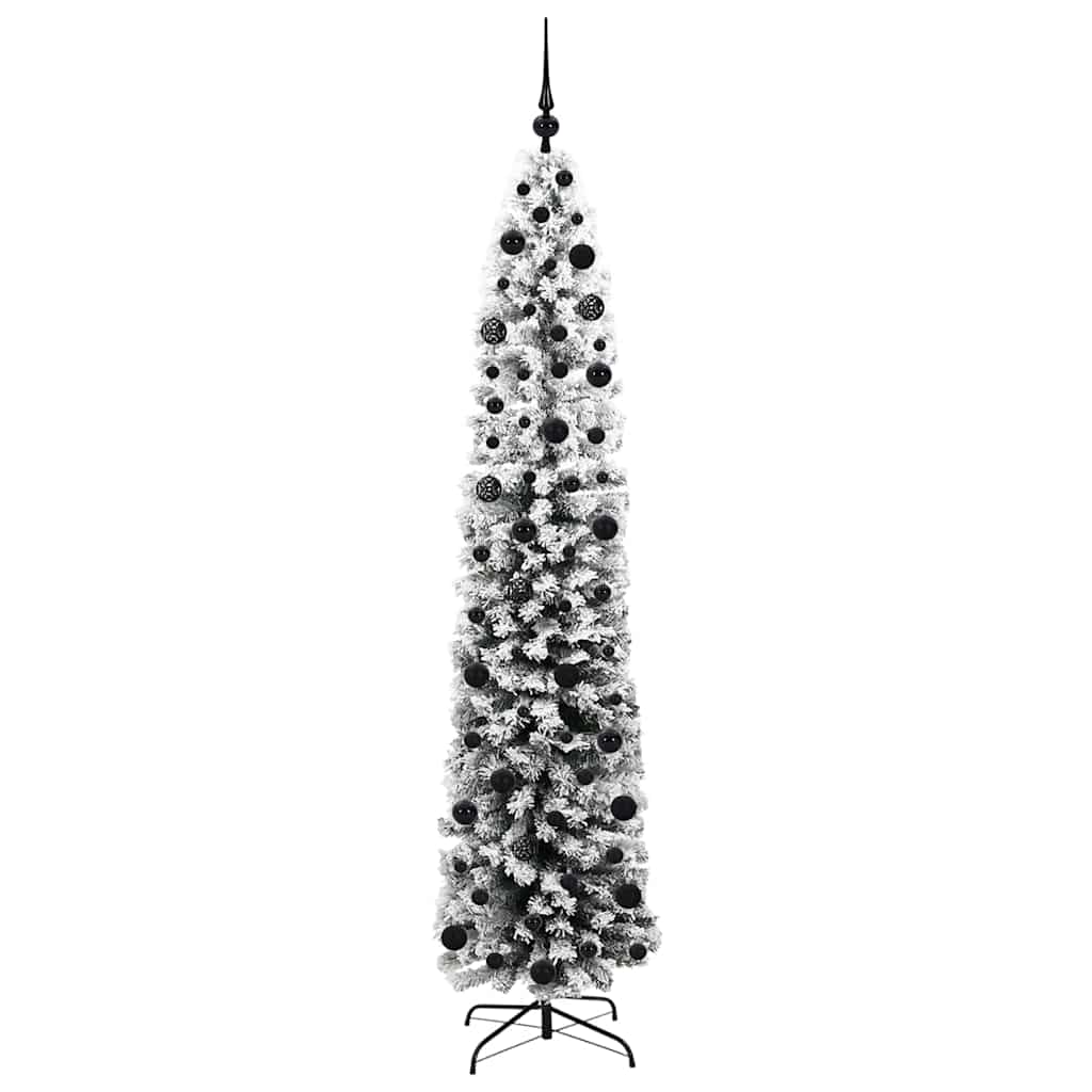 Mű karácsonyfa 300 LED-del Zöld 210 cm PVC, acél és műanyag