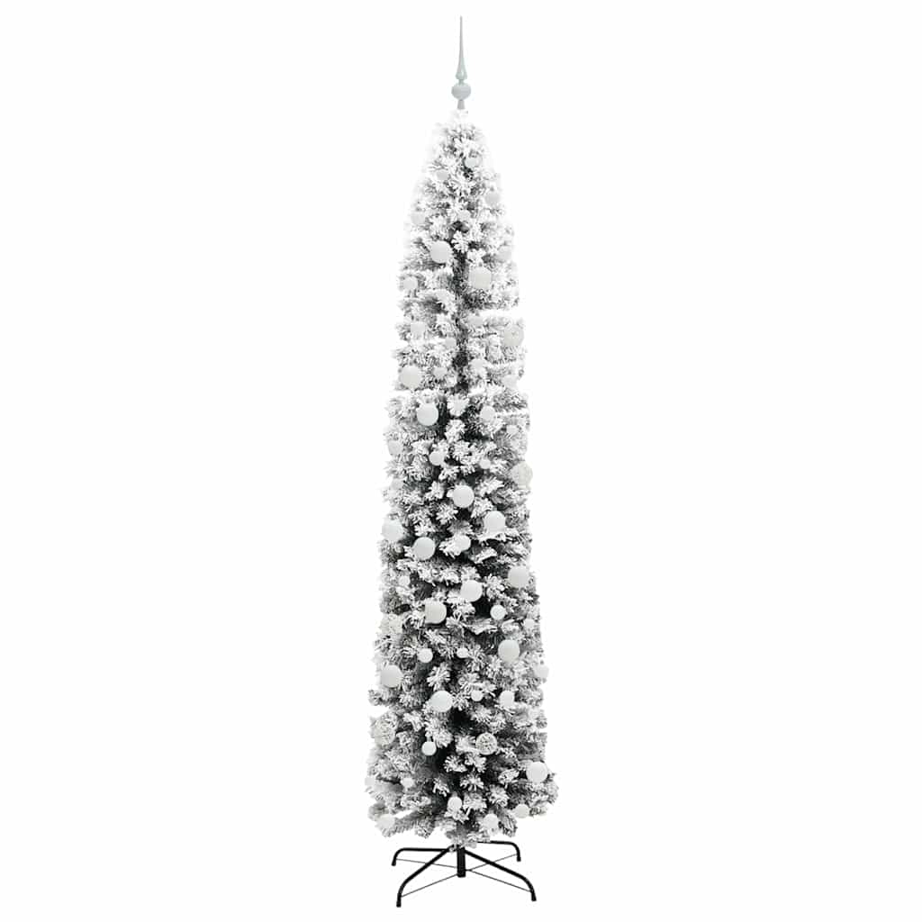Mű karácsonyfa 300 LED-del Zöld 210 cm PVC, acél és műanyag
