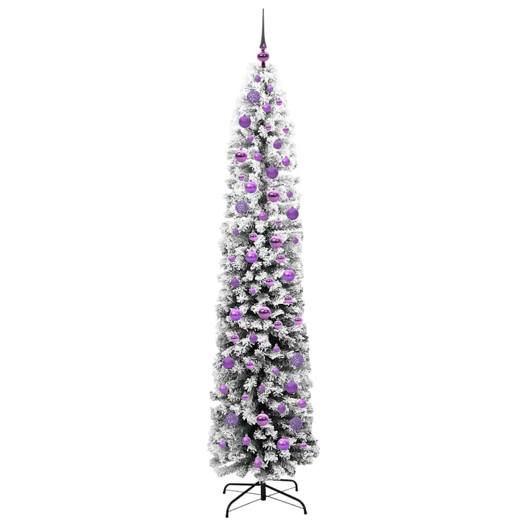Mű karácsonyfa 300 LED-del Zöld 210 cm PVC, acél és műanyag
