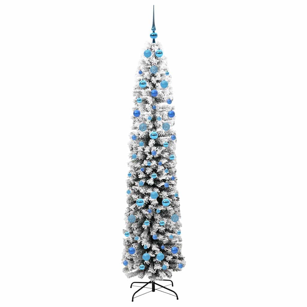 Mű karácsonyfa 300 LED-del Zöld 210 cm PVC, acél és műanyag