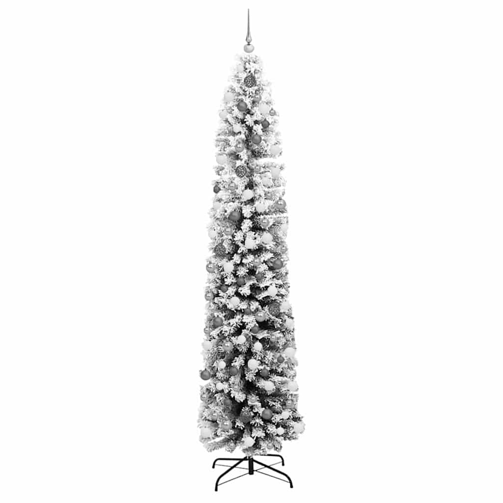 Mű karácsonyfa 300 LED-del Zöld 240 cm PVC, acél és műanyag