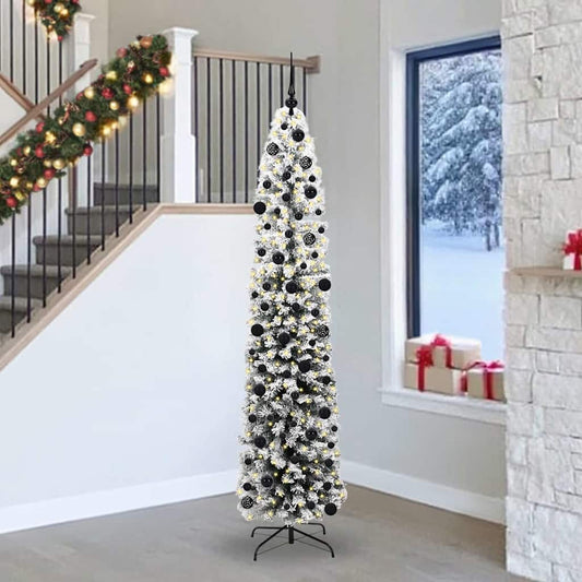 Mű karácsonyfa 300 LED-del Zöld 240 cm PVC, acél és műanyag