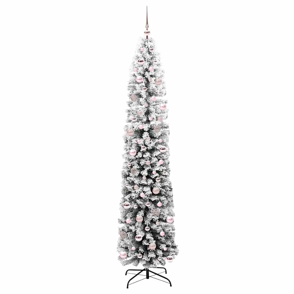Mű karácsonyfa 300 LED-del Zöld 240 cm PVC, acél és műanyag