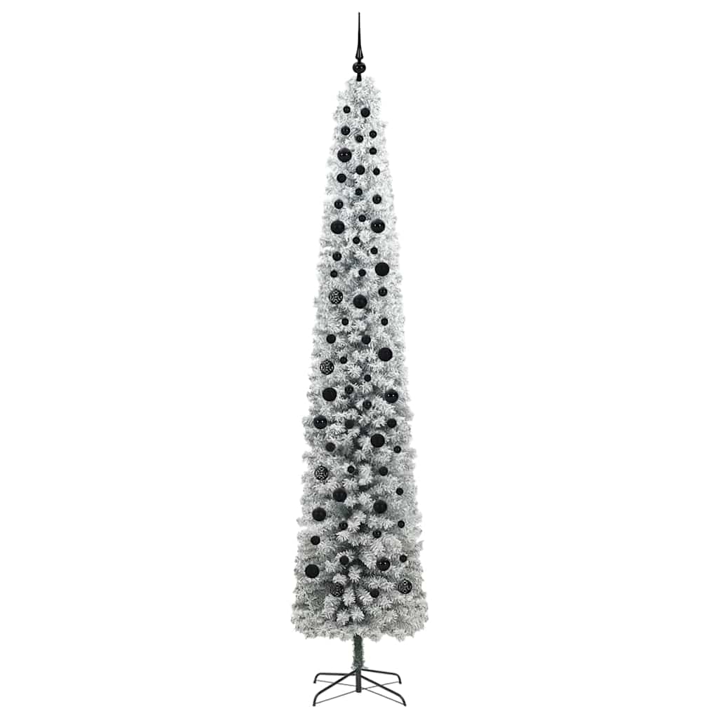 Mű karácsonyfa 300 LED-del Zöld 270 cm PVC, acél és műanyag