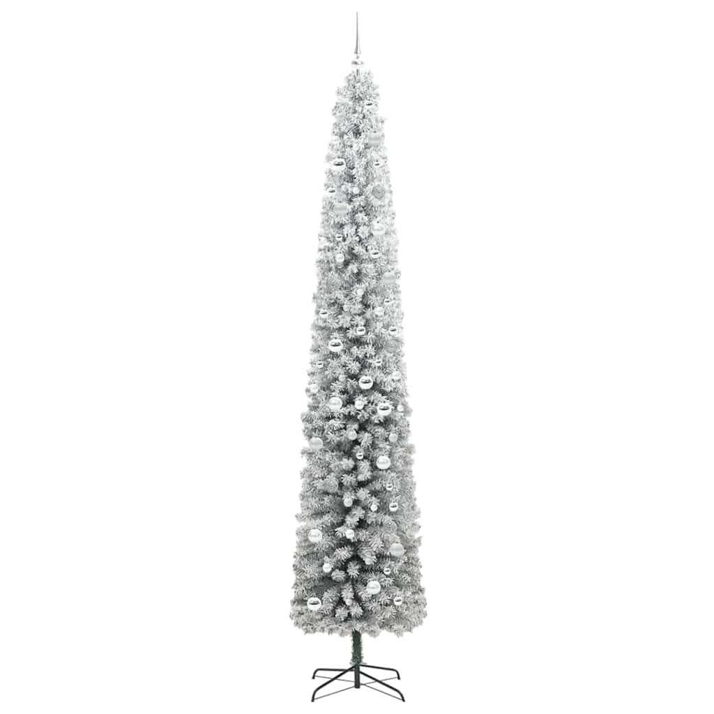 Mű karácsonyfa 300 LED-del Zöld 270 cm PVC, acél és műanyag