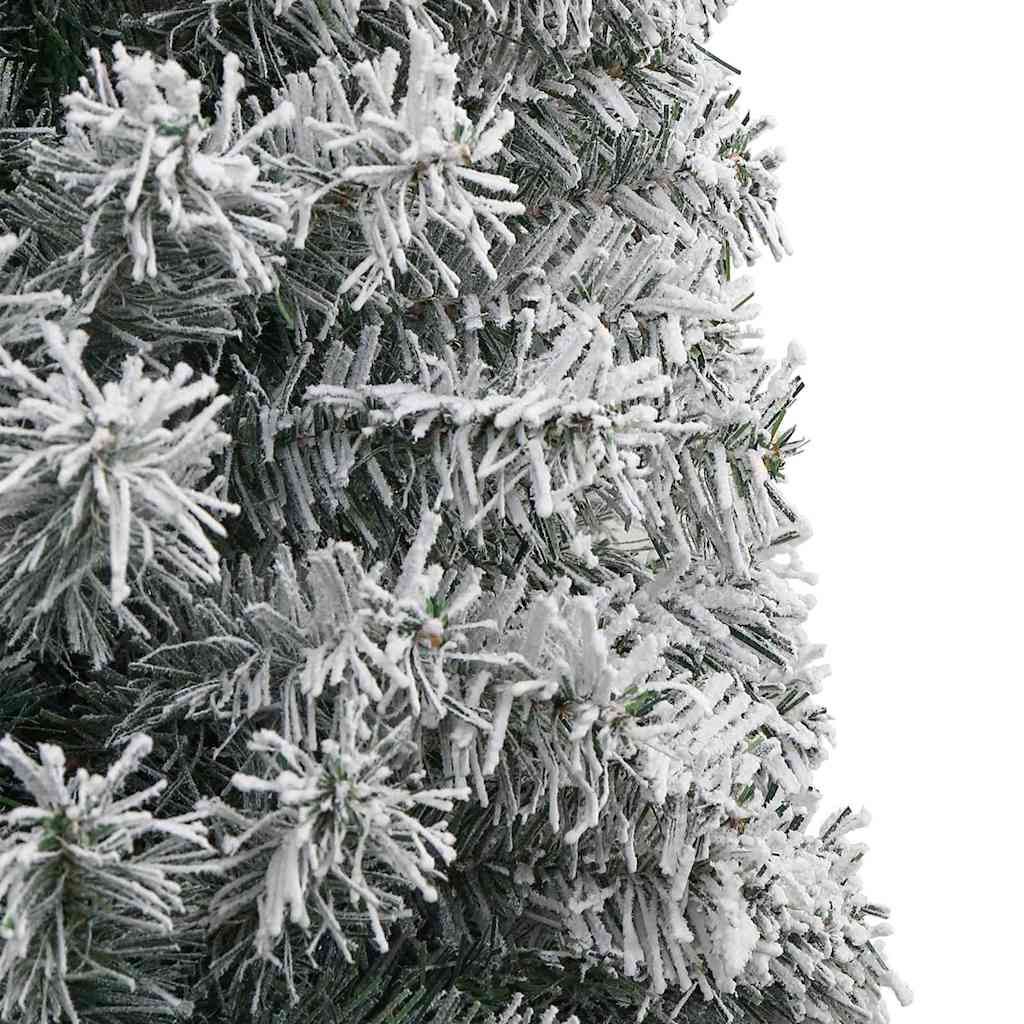 Mű karácsonyfa 300 LED-del Zöld 300 cm PVC, acél és műanyag