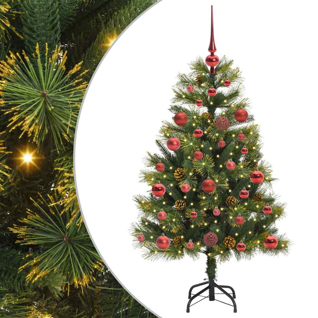 Műanyag Hajtogatós Karácsonyfa Tojásokkal Zöld 120 cm
