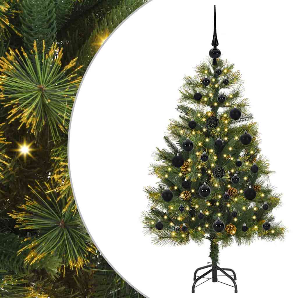Műanyag Hajtogatós Karácsonyfa Tojásokkal Zöld 120 cm