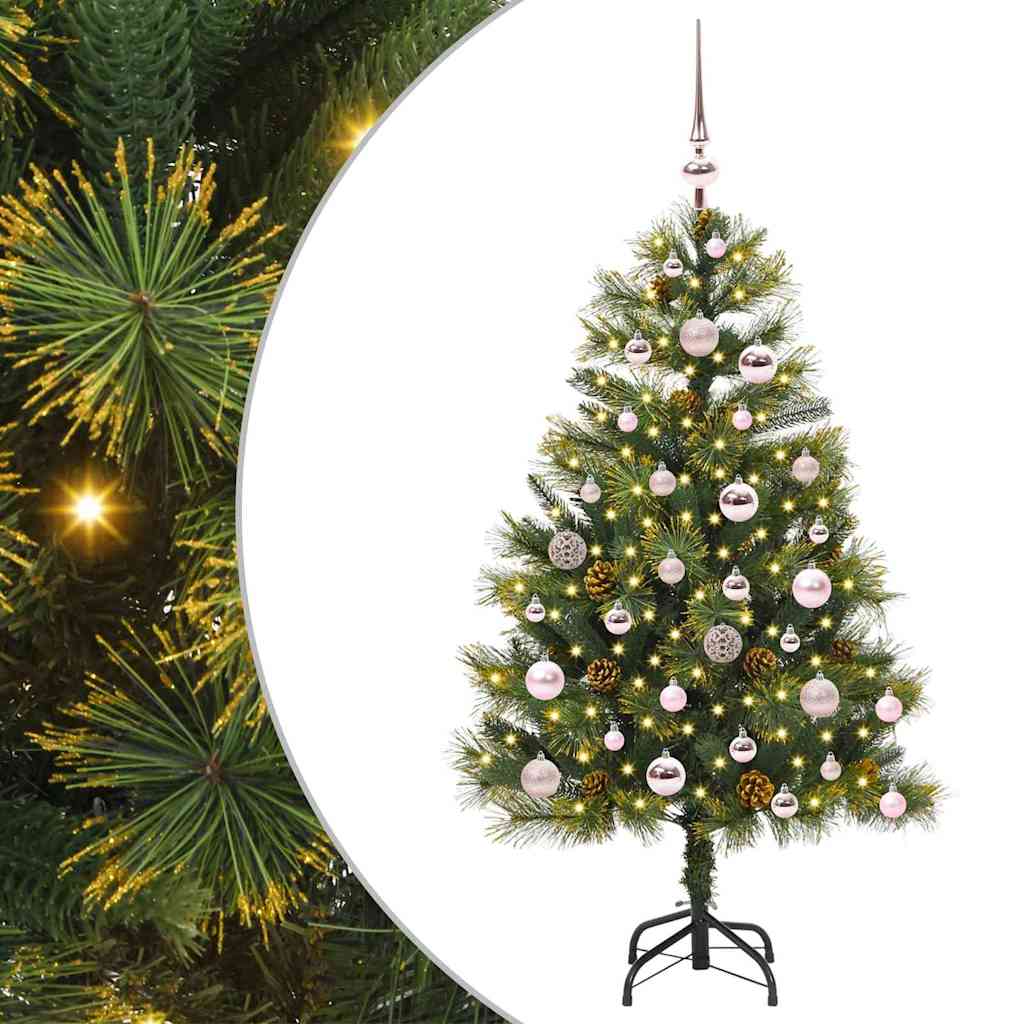 Műanyag Hajtogatós Karácsonyfa Tojásokkal Zöld 120 cm