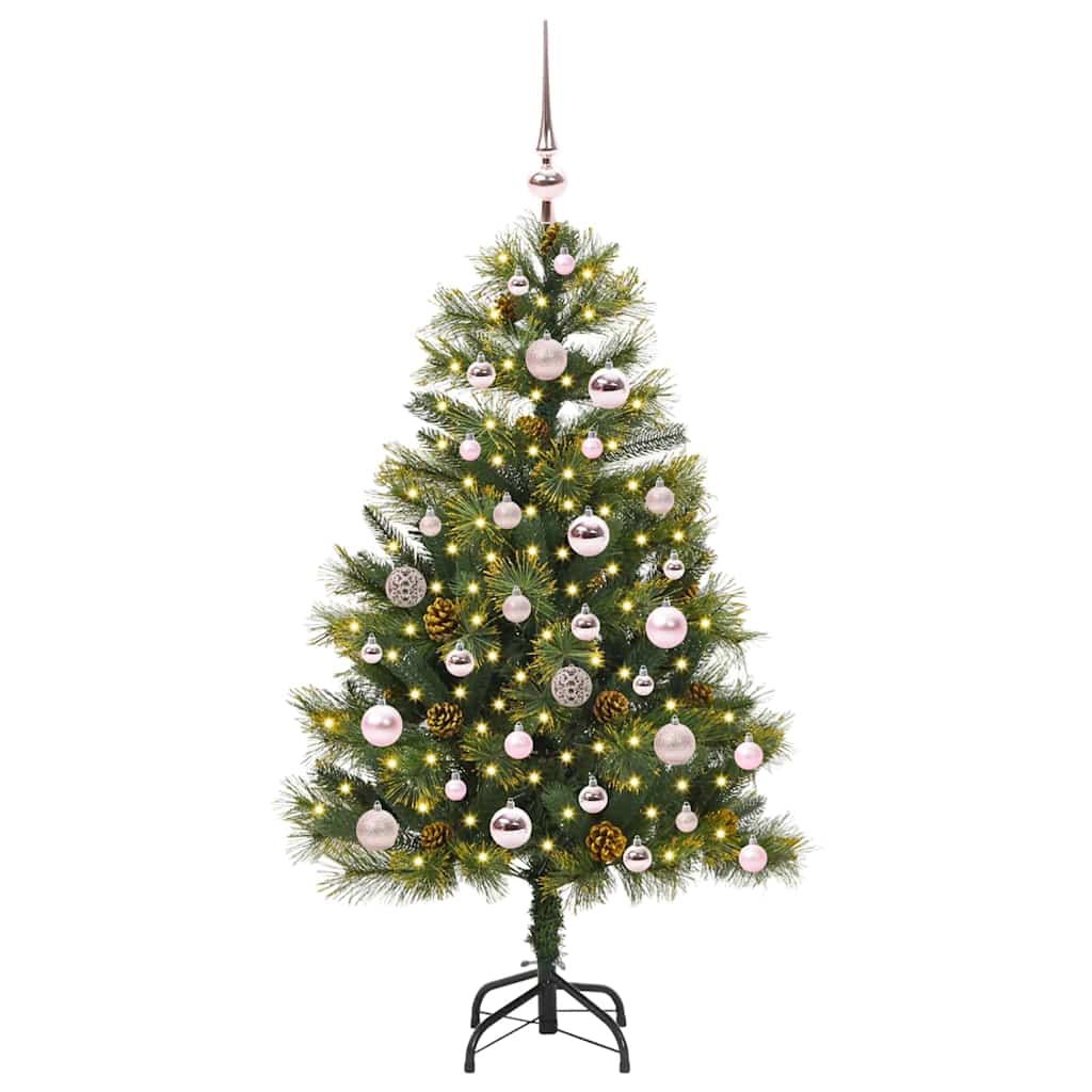 Műanyag Hajtogatós Karácsonyfa Tojásokkal Zöld 120 cm