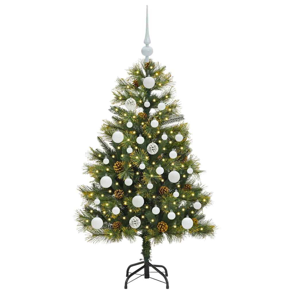 Műanyag Hajtogatós Karácsonyfa Tojásokkal Zöld 120 cm