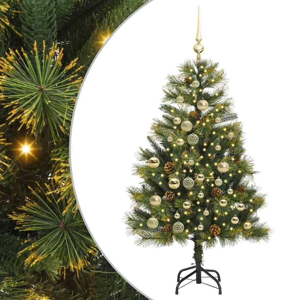 Műanyag Hajtogatós Karácsonyfa Tojásokkal Zöld 120 cm
