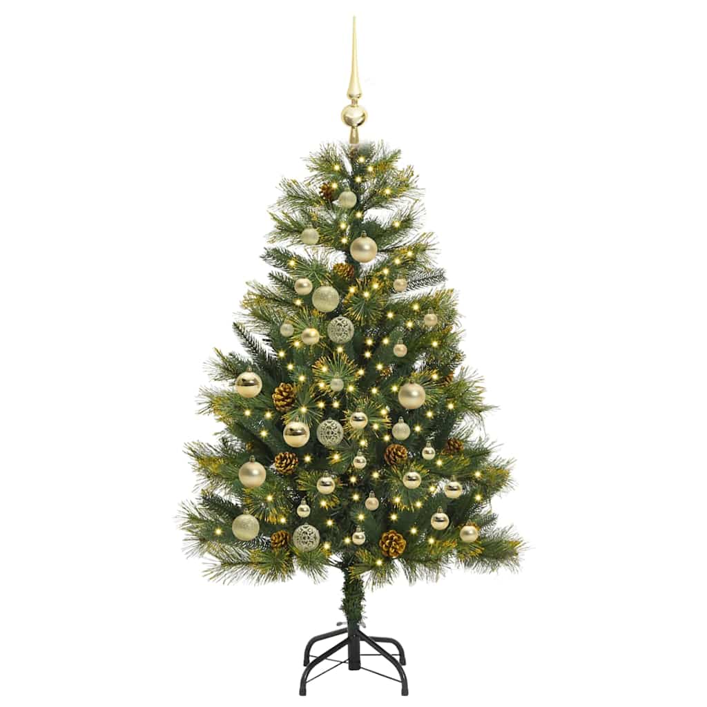 Műanyag Hajtogatós Karácsonyfa Tojásokkal Zöld 120 cm