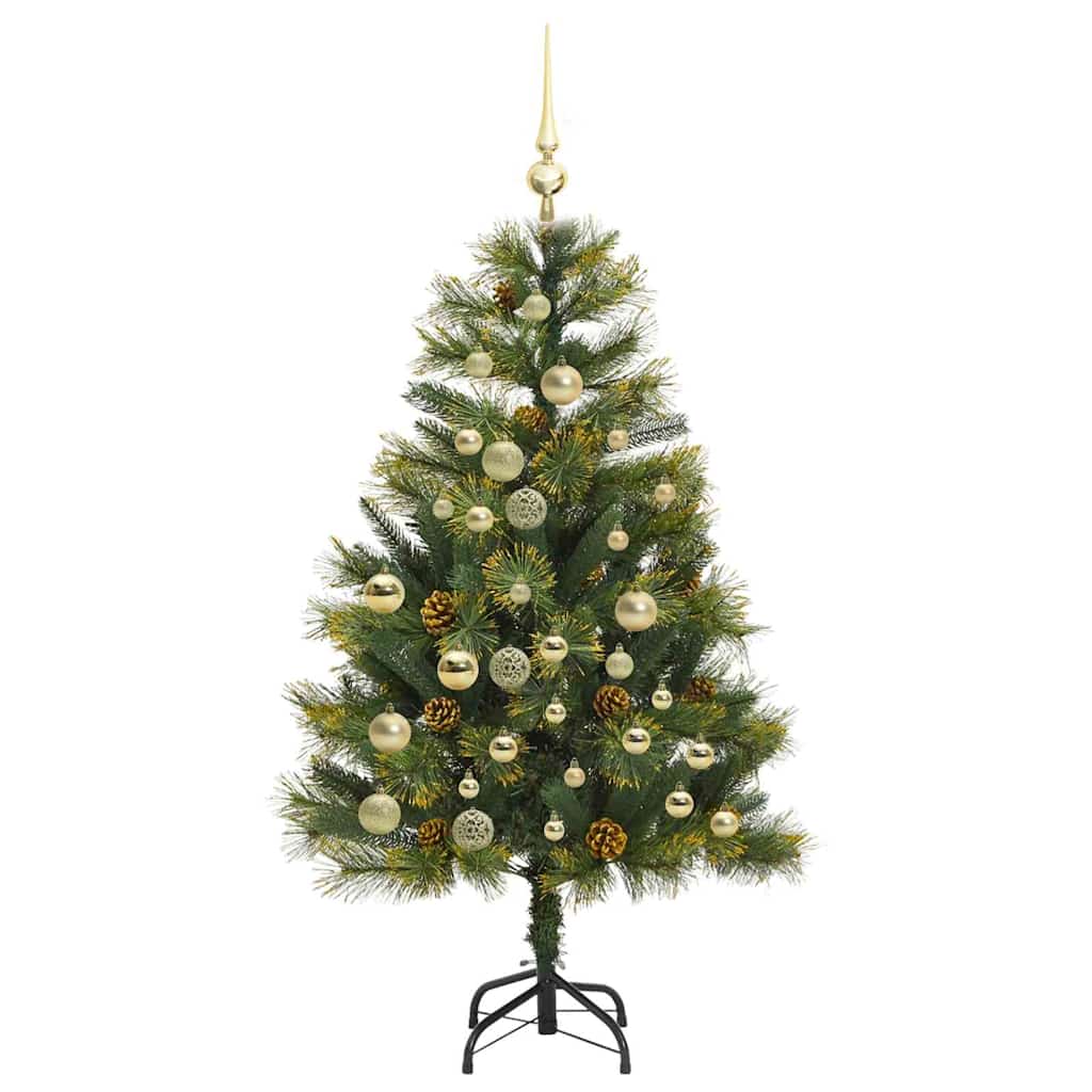 Műanyag Hajtogatós Karácsonyfa Tojásokkal Zöld 120 cm