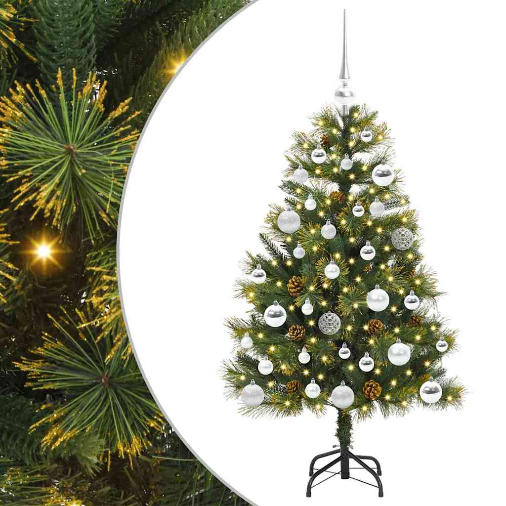 Műanyag Hajtogatós Karácsonyfa Tojásokkal Zöld 120 cm