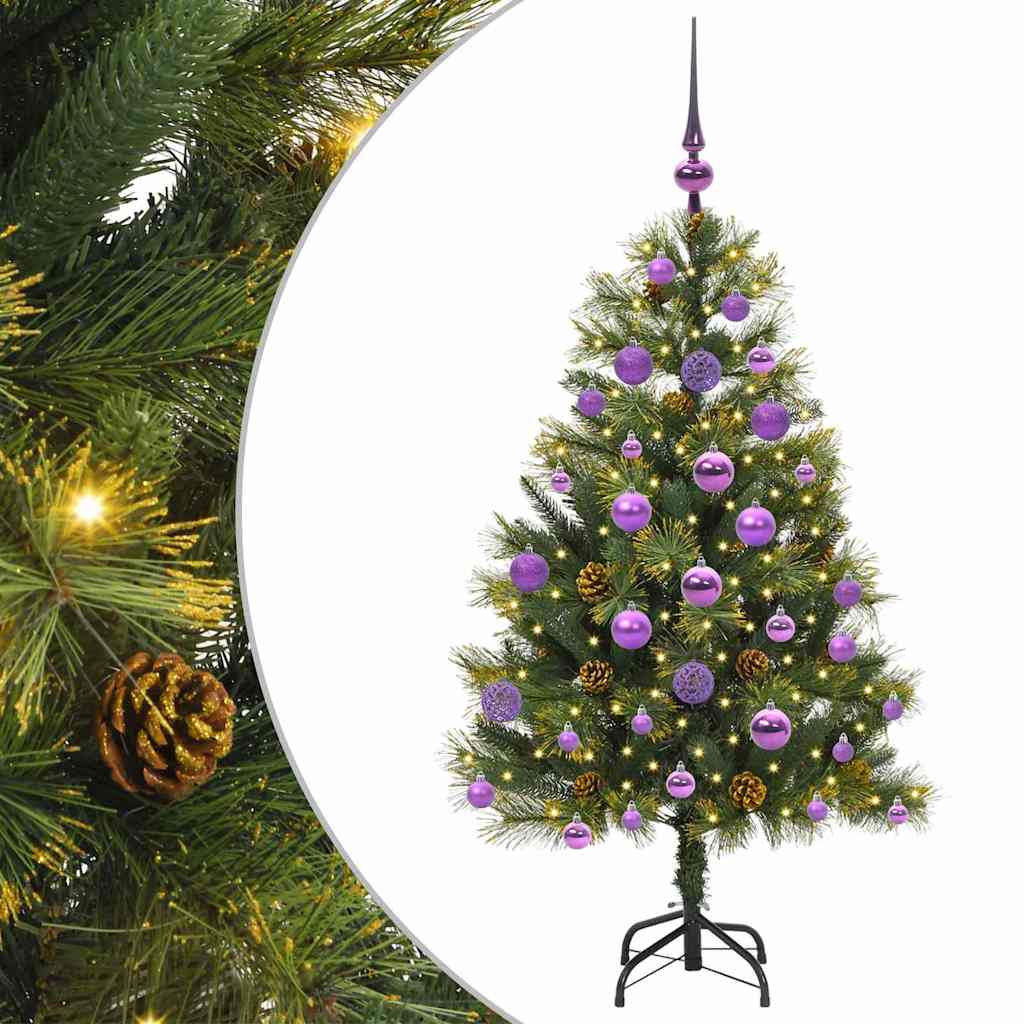 Műanyag Hajtogatós Karácsonyfa Tojásokkal Zöld 120 cm